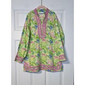 Carvalho Coutre Girls Cabana Cover‎ Up Swim Size L